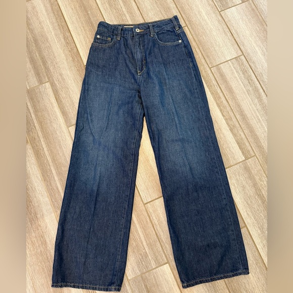 Pilcro Anthropologie The Annie Jeans Denim Wide Leg, Size 26 - Picture 3 of 8